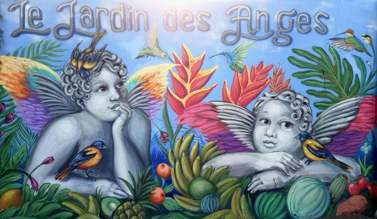 Jardin Des Anges-Bungalows Creoles Et Studio لو مول المظهر الخارجي الصورة